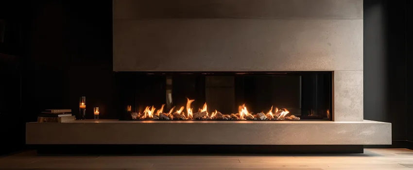 Gas Fireplace Ember Bed Design Services in Bellmore, New York