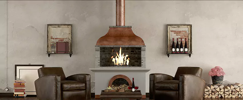 Thelin Hearth Products Providence Pellet Insert Fireplace Installation in Bellmore, NY