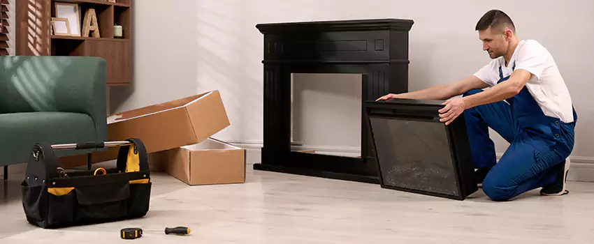 Old Rusted Metal Fireplace Repair And Replacement in Bellmore, NY